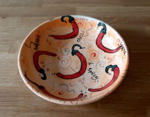 Chilli serving dish