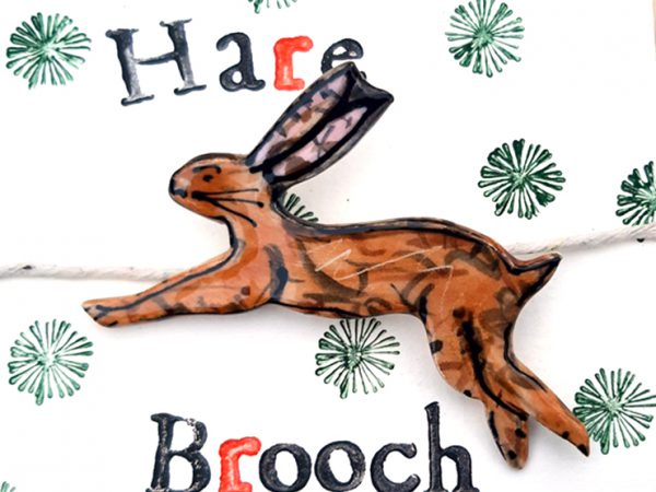 Hare Brooch