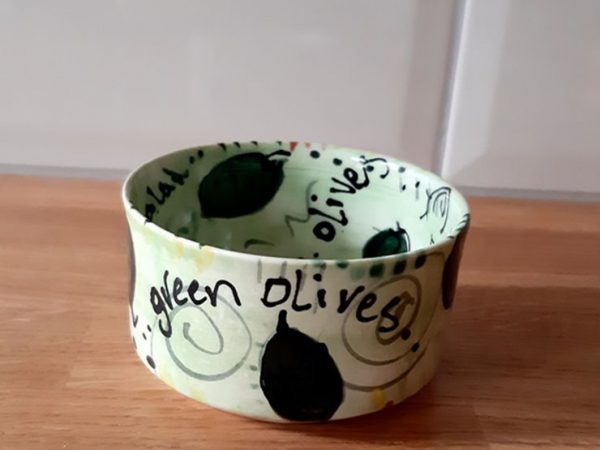 Olive Dip Container