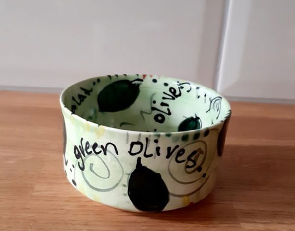 Olive Dip Container